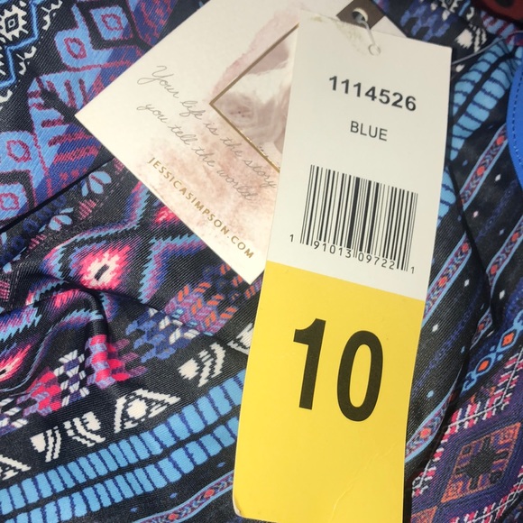 Jessica Simpson Tankini Two Piece Swim Suit NWT - Picture 2 of 2